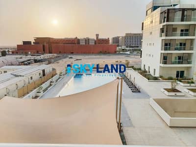 Studio for Rent in Masdar City, Abu Dhabi - Fully Furnished | Studio Apt | Balcony | Pool View