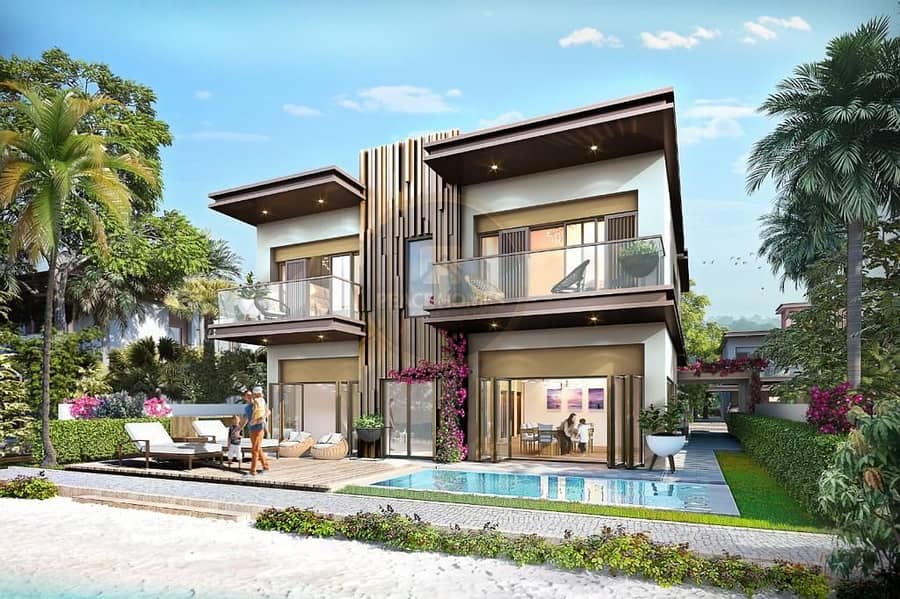 Amazing Quality Townhouses with Water Front living| 1% DLD Wavier| NO commission