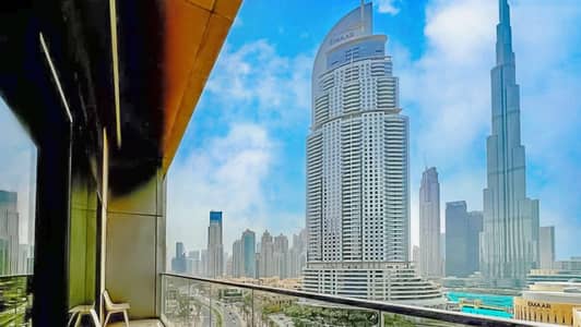 1 Bedroom Flat for Rent in Downtown Dubai, Dubai - Burj Khalifa and Fountain View | Ready to Move in