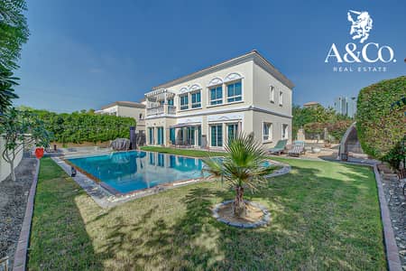 4 Bedroom Villa for Sale in Jumeirah Village Triangle (JVT), Dubai - 4 Bed + Mds | Private Pool  | 7,400 Plot