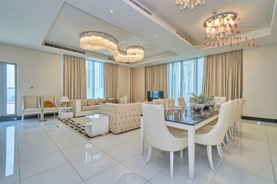 位于迪拜市中心，迪拜购物中心街达马克大厦 3 卧室的顶楼公寓 12500000 AED - 5435840