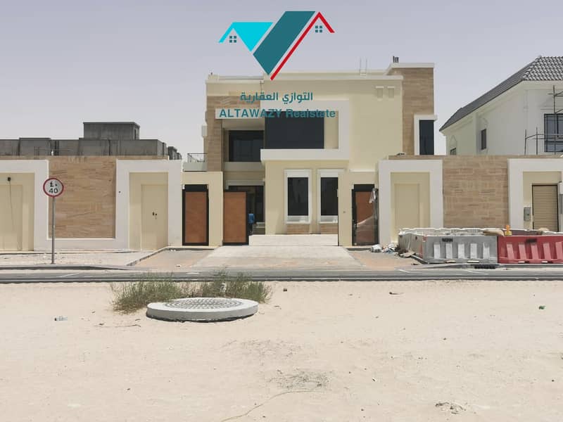 Modern villa for rent in Al Shamkha city, the first inhabitant