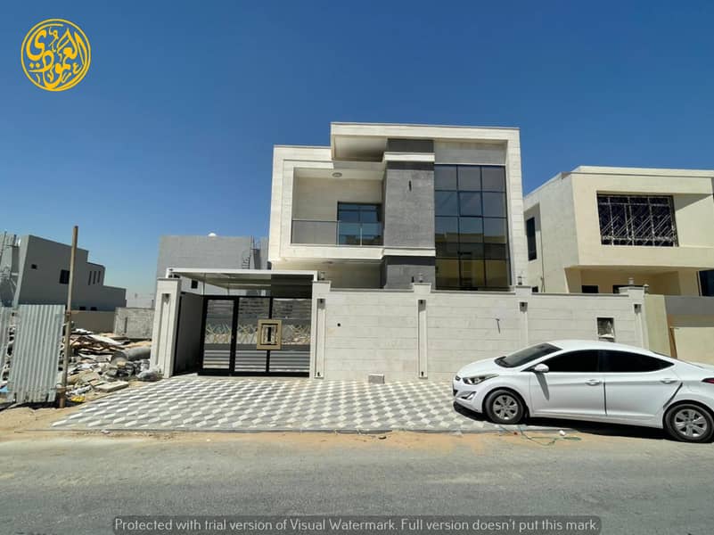 Without down payment, own a villa in Ajman with the finest modern finishes, benefit from the advantages of bank financing, and own a super deluxe fini