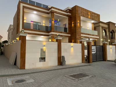 5 Bedroom Villa for Sale in Al Rawda, Ajman - Modern design, modern interface, super deluxe, large areas for lovers of luxury and sophistication, personal finishing******