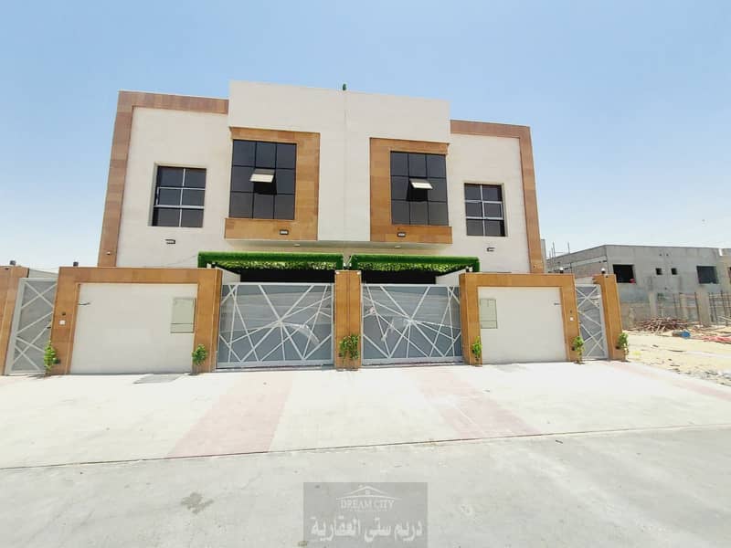 Luxurious villa for sale, personally finished, the villa is directly on Sheikh Mohammed bin Zayed Street