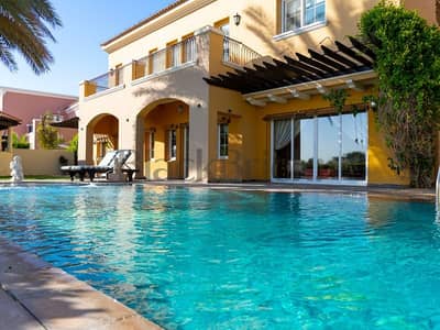 6 Bedroom Villa for Sale in Arabian Ranches, Dubai - Serene golf course views | meticuliously upgraded