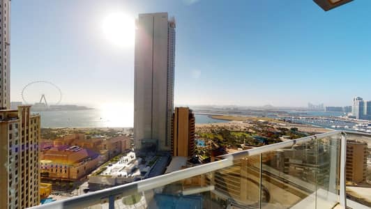 2 Bedroom Apartment for Rent in Dubai Marina, Dubai - Furnished | Balcony | Sea view