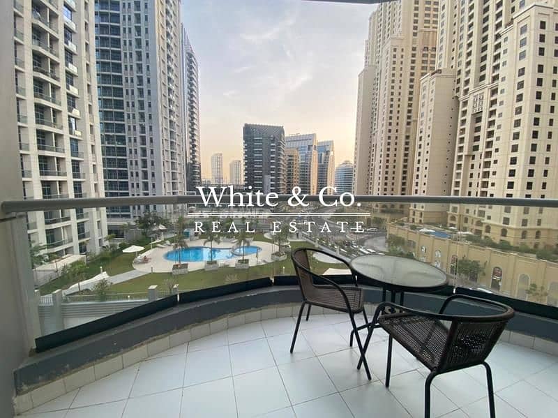 位于迪拜码头，中心大厦 1 卧室的公寓 82000 AED - 5273953