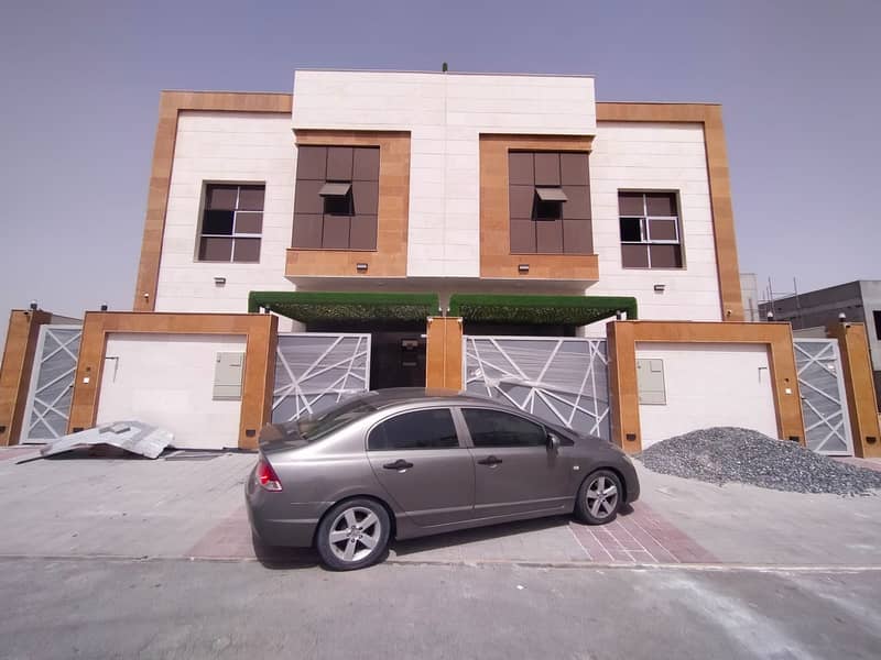 Villa for sale in Ajman, Jasmine, near Sheikh Mohammed bin Zayed Street, for freehold ownership for all nationalities and in installments. Inquire and