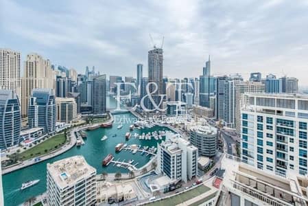 2 Bedroom Apartment for Sale in Dubai Marina, Dubai - Marina View | Vacant on Transfer | High Floor