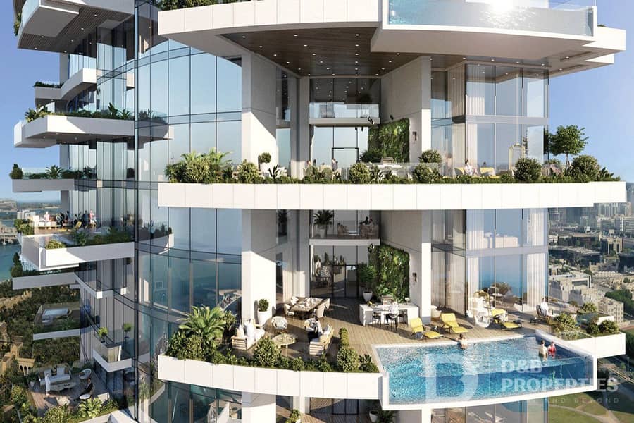 شقة في برج كافالي،دبي مارينا 1 غرفة 2250000 درهم - 5948161