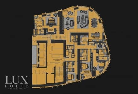 4 Bedroom Penthouse for Sale in Downtown Dubai, Dubai - Luxurious|01 Unit|High Floor|Penthouse