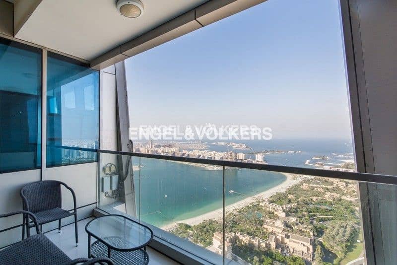 位于迪拜码头，海洋塔楼 1 卧室的公寓 88000 AED - 5949423