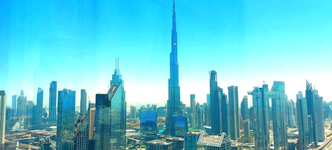 Get Lovely To Burj View ||| Brand New 1 BR Apartment ||| AC ➕  45 Days Free
