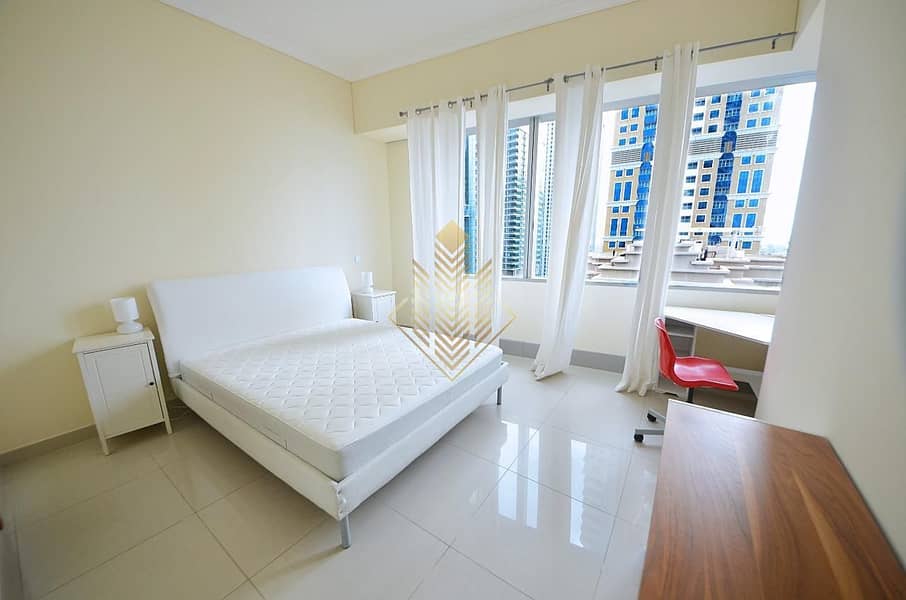 Full Sea View|2 Spacious bed |Furnished|High Floor
