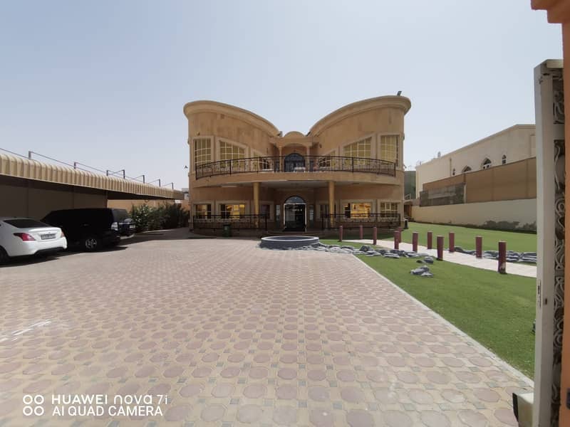 Villa for sale, residential and commercial, in the city of Ajman, Al Hamidiya area, with water and electricity, with an area of ​​16,164 feet, on Jar