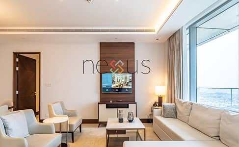 2 Bedroom Flat for Rent in Downtown Dubai, Dubai - Sea View l Inclusive Bills l High Floor l Fully Furnished