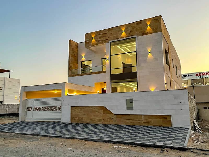 Stand alone  modern  villa For sale in Ajman , super deluxe finishing