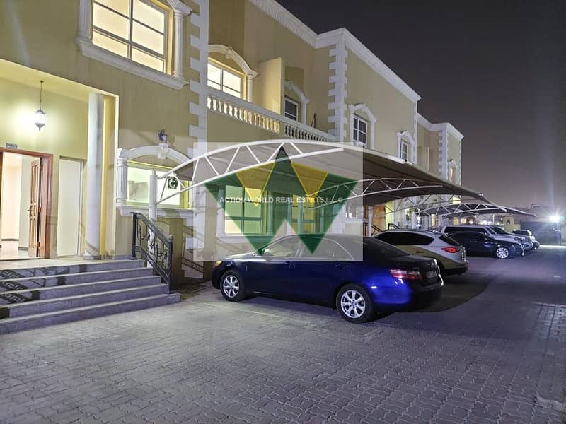 Superb 4 Master Bedroom Villa With Maid Room Available For Rent  In MBZ City.