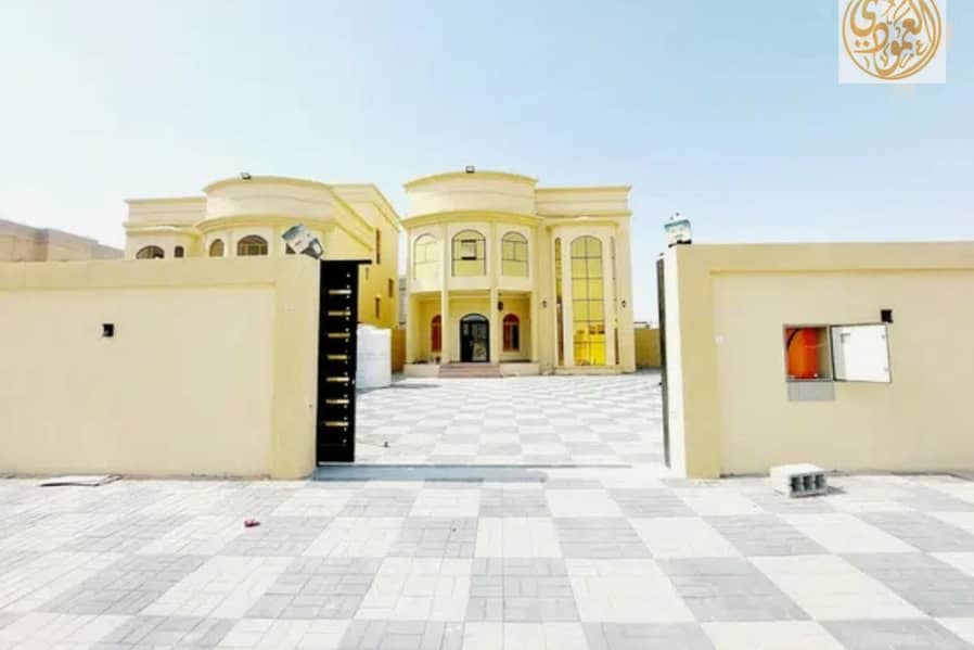 Without down payment, villa directly opposite the mosque, corner of two streets, ground + first + roof, with design, finishing and personal constructi