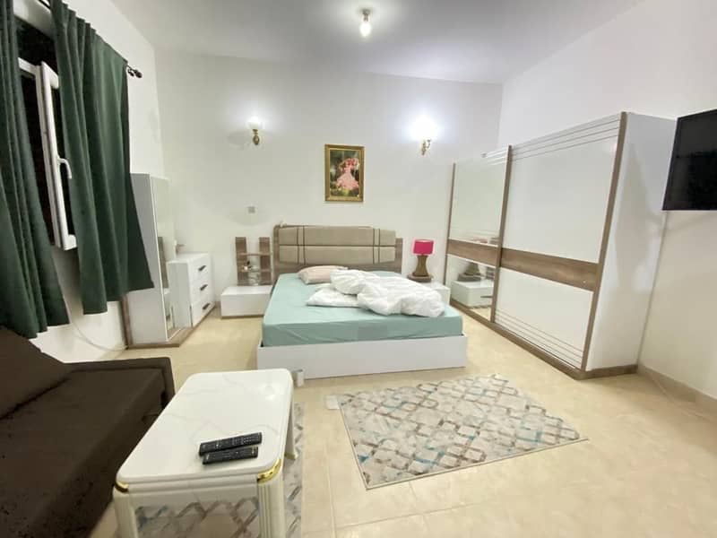 Fully Furnished Studio Monthly 2900 Separate Kitchen Proper Washroom Near To Masdar City In KCA
