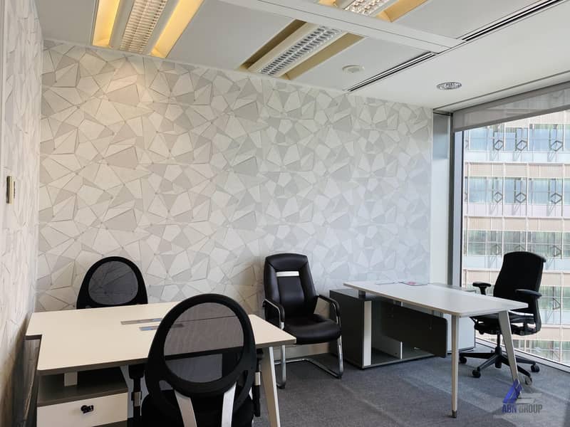 Executive Fully Furnished  Office  available in Burjuman Business Tower with all facilities