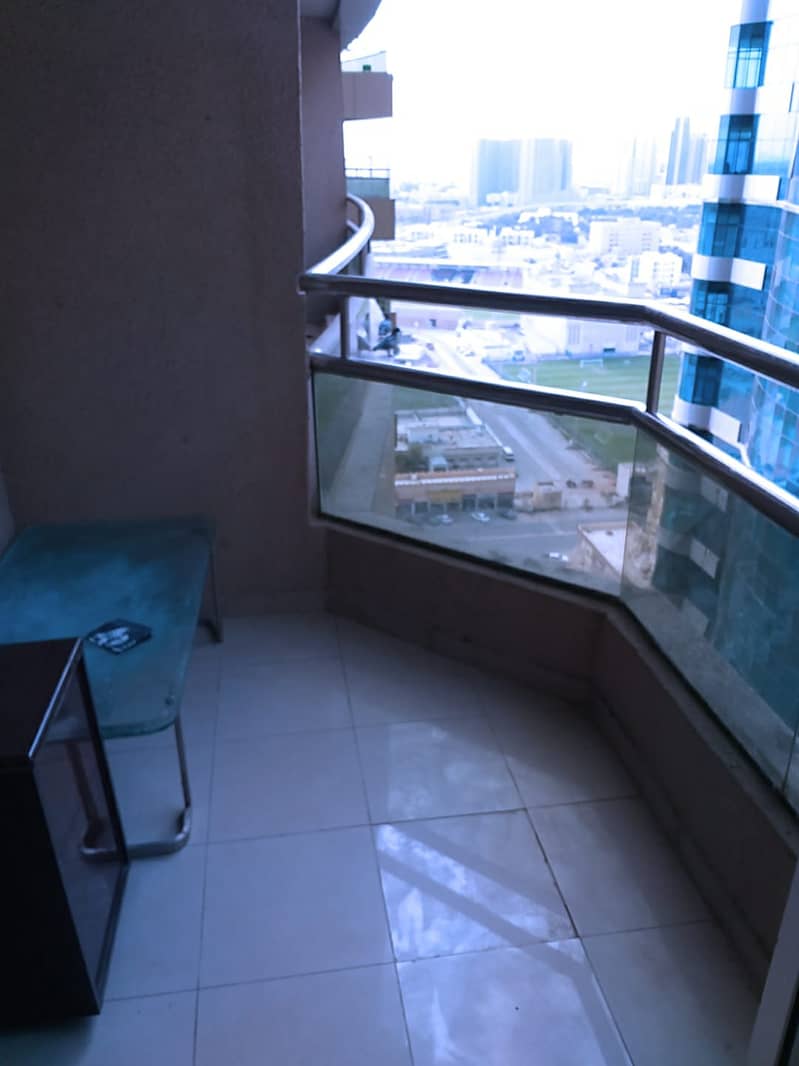 1bhk Horizon tower ajman  garden view  full glass