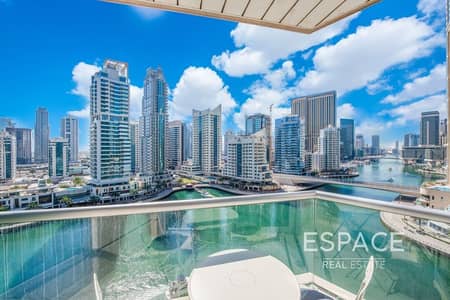 2 Bedroom Flat for Rent in Dubai Marina, Dubai - Full Marina View | Large 2BR| Vacant June