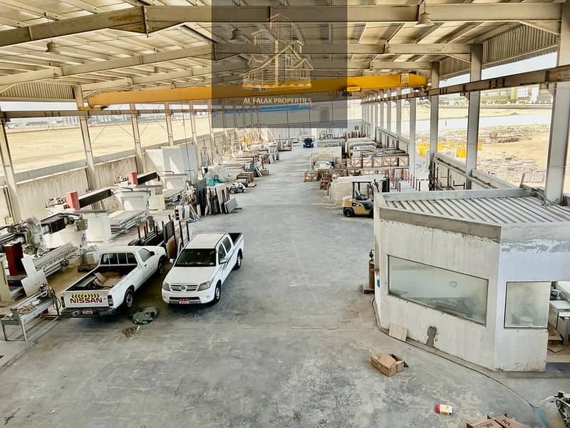 HOT DEAL!! BIG MARBLE FACTORY IN ICAD 3 ON A LARGE LAND AREA W OFFICES AND ALL THE EQUIPMENT