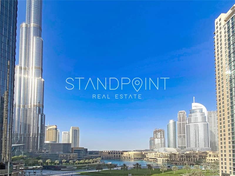 Burj Views | Low Floor | Vacant Now