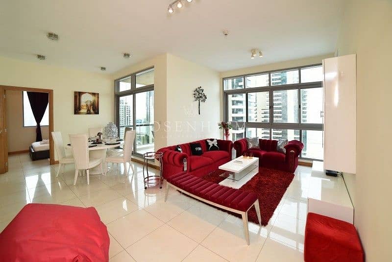 位于迪拜码头，蓝色鸢尾大厦 3 卧室的公寓 3100000 AED - 5795490