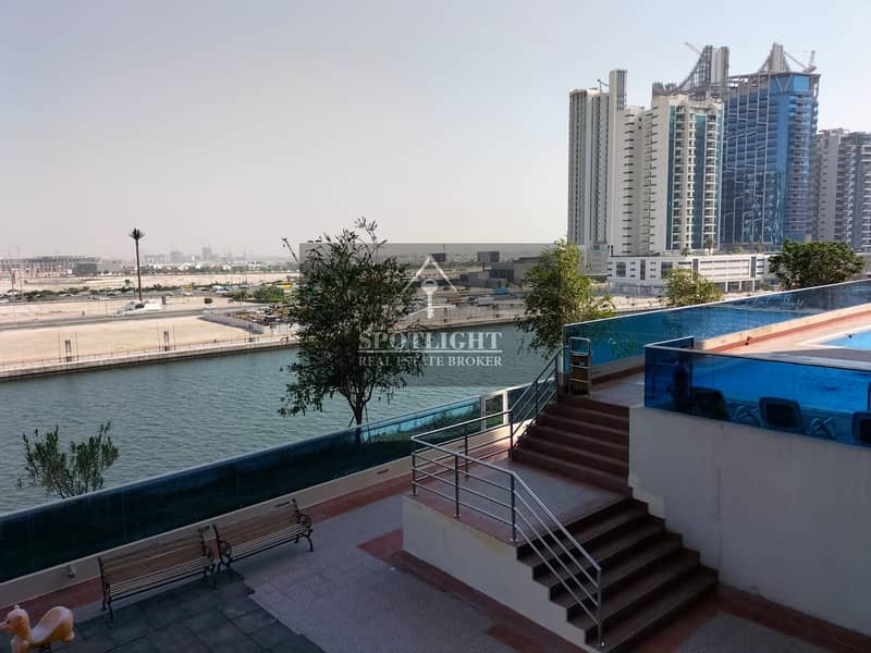 Full Canal view| Spacious2Bhk| Maid Room+|with one month free