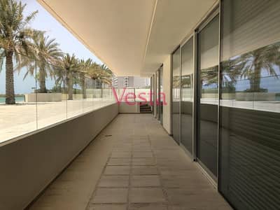 2 Bedroom Flat for Rent in Al Reem Island, Abu Dhabi - Ground floor, large patio, sea view, store,  facilities, parking