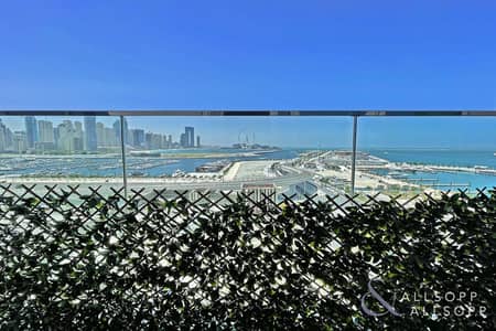 2 Bedroom Apartment for Sale in Dubai Harbour, Dubai - 2 Beds | Full Dubai Eye View | Sea View