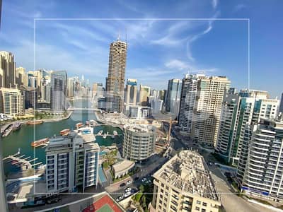 1 Bedroom Apartment for Rent in Dubai Marina, Dubai - Fully Furnished|Vacant|Marina View|High Floor