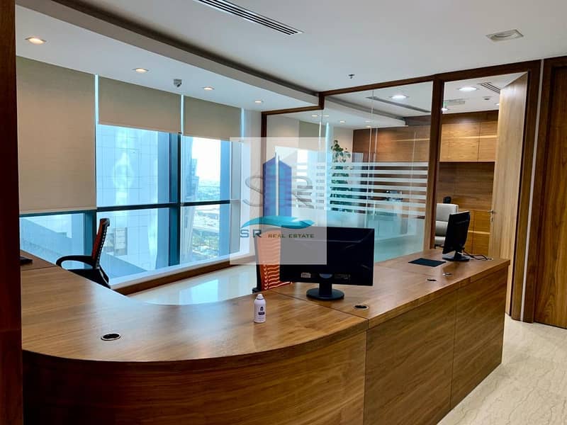 Commercial Office in Business Bay for Sale with 4 Partitions | Balcony | Toilet and Pantry