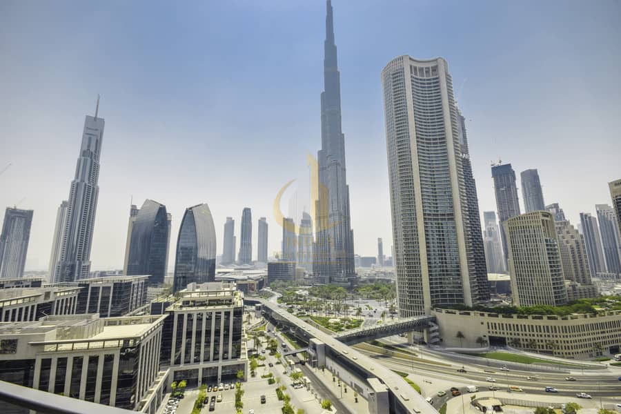 Burj Khalifa View |  Fully Furnished | Luxury 3 Bedrooms