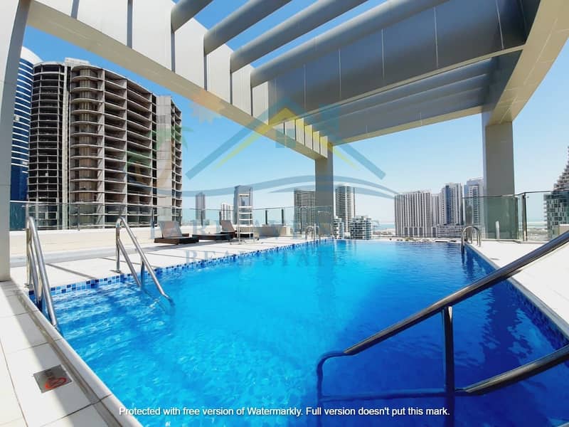 0% COMMISSION ! 13 MONTH ! HIGH END FINISHING !2 BHK w/ MAID ROOM, BUILT-IN CABINETS in AL REEM