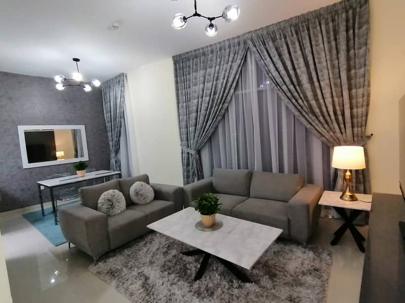 Marina , Luxury fully furnished 2 b/r near jbr beach , 12 payment's including everything