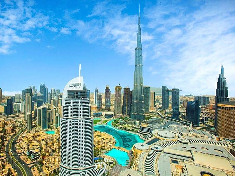 位于迪拜市中心，谦恭公寓喷泉景观综合体，谦恭喷泉景观2号大厦 4 卧室的顶楼公寓 900000 AED - 5399765