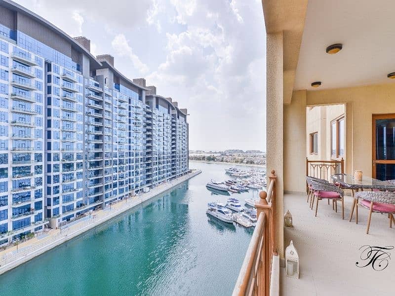 位于迪拜码头，滨海公寓，滨海公寓A 3 卧室的公寓 3400000 AED - 5963803