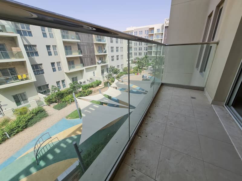 Balcony Studio 25K I  Pool Garden View I Free Pool Parking Play Area I University Rd Al Zahia