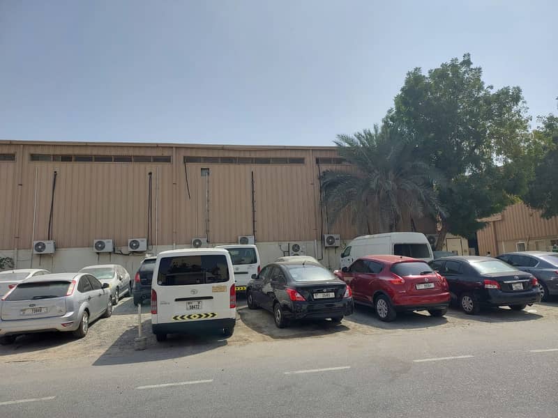 ROAD FACING 15000 SQFT SEMI INDEPENDENT WAREHOUSE FOR RENT IN AL QUOZ WITH MULTIPLE PARKING