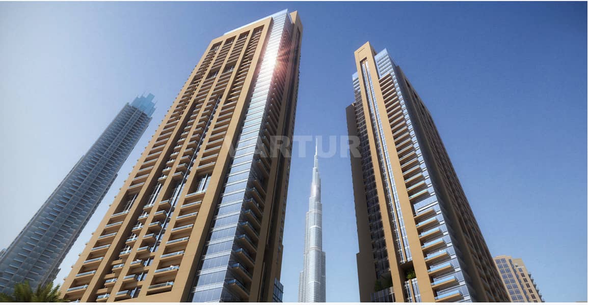 شقة في آكت تو،آكت ون | آكت تو،منطقة دار الأوبرا،وسط مدينة دبي 1 غرفة 1099000 درهم - 5967139