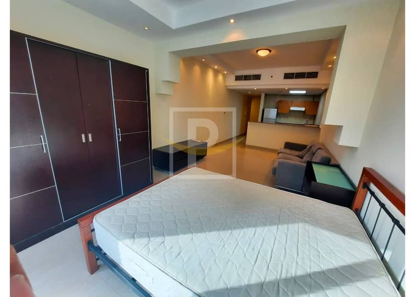 Furnished Large Studio Next to Metro, Tram, Marina Walk & Mall | MUVIP