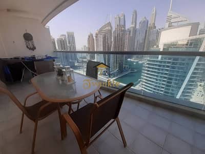 1 Bedroom Flat for Rent in Dubai Marina, Dubai - High Floor|Full Marina View|Fully Furnished