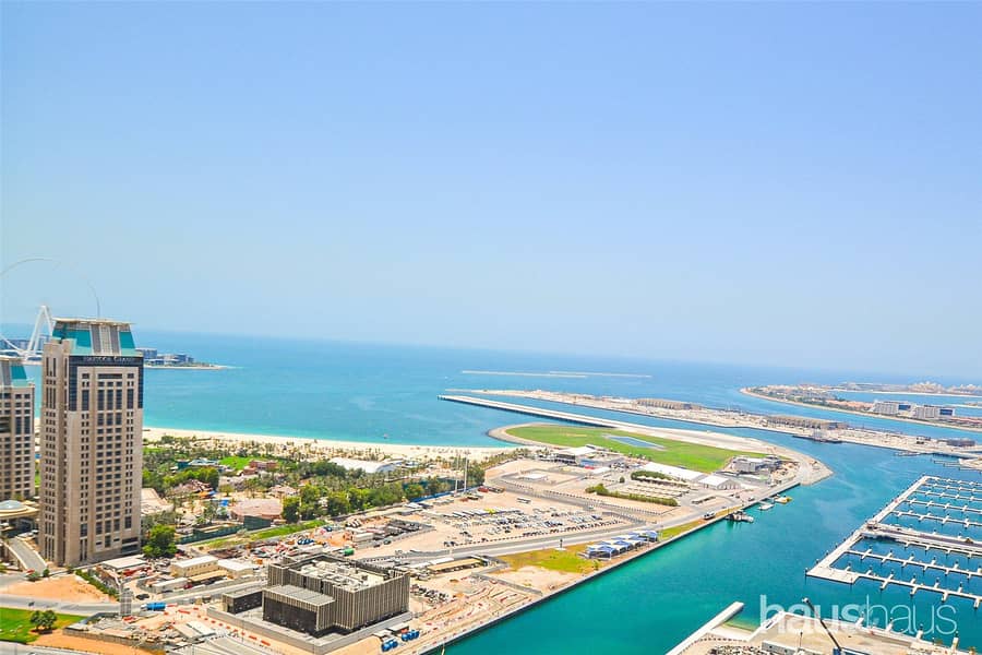 位于迪拜码头，达马克塔楼 2 卧室的公寓 180000 AED - 5006311
