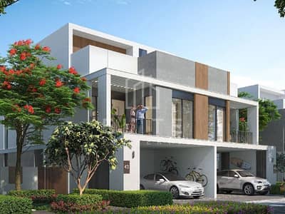 4 Bedroom Villa for Sale in Tilal Al Ghaf, Dubai - Direct Pool Access| 2yrs Post Handover | G+2 & Sky Suite