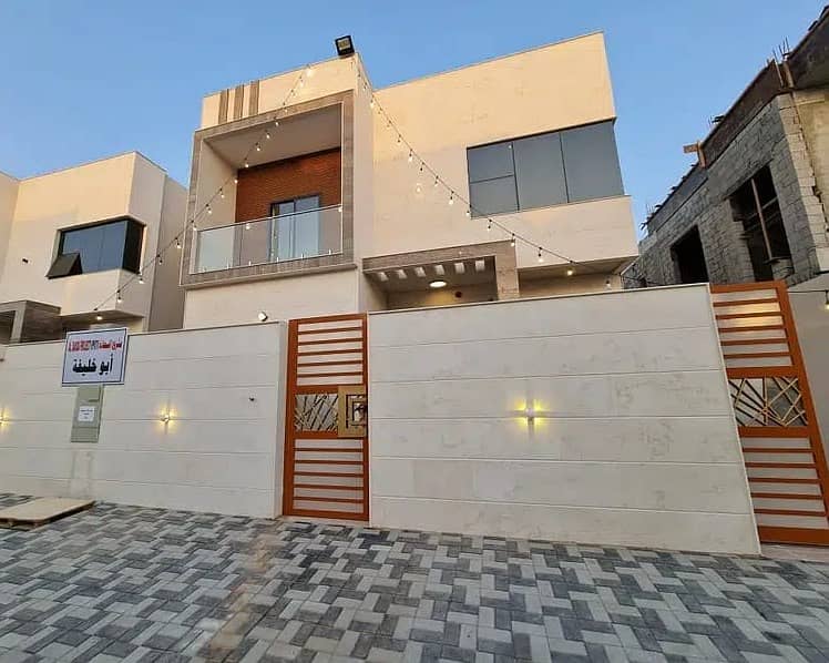 Without down payment and at the price of a snapshot, including registration and ownership fees, a two-storey villa with a roof near the mosque, one of