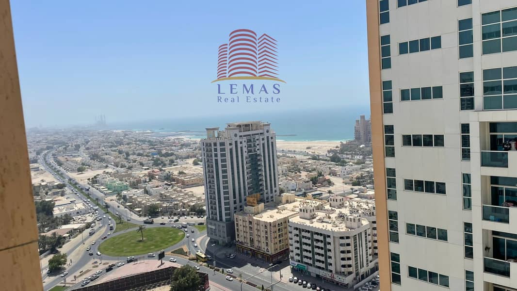 2 bhk partial sea view with parking for sale in Ajman one tower